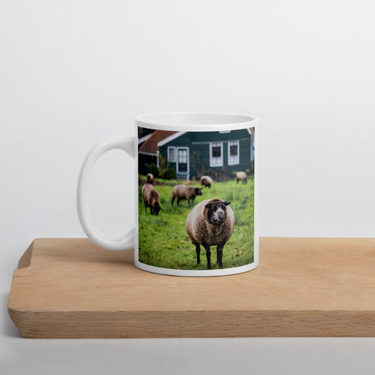 Chonky Happy Sheep Mug.