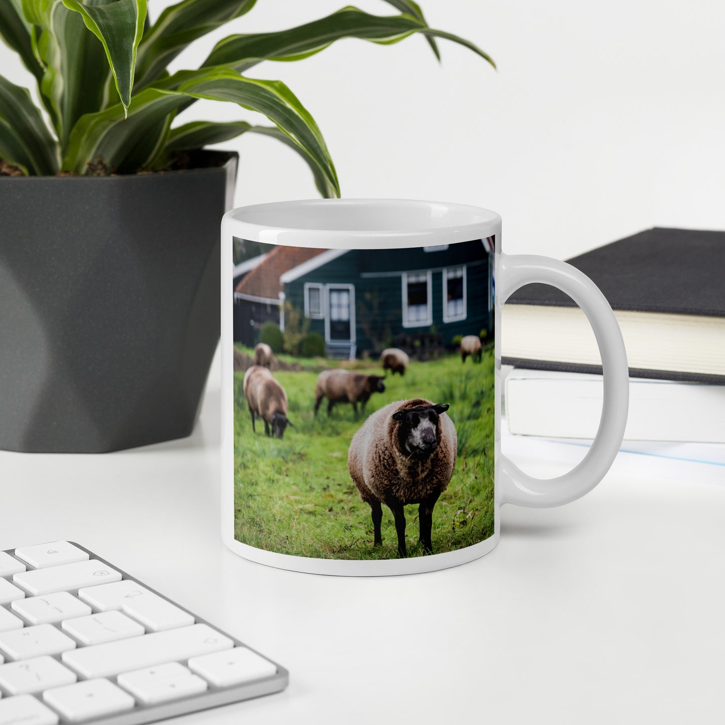 Chonky Happy Sheep Mug.