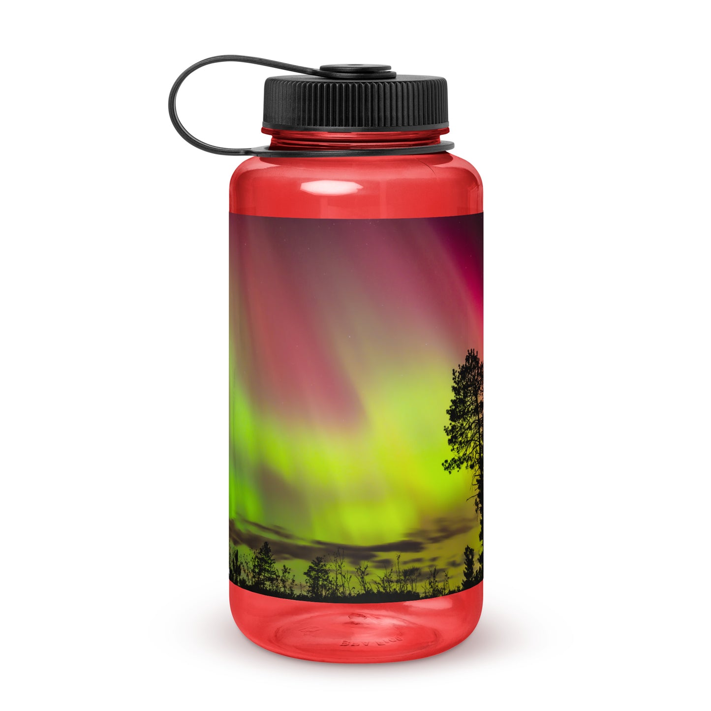 Norther Lights Wide Mouth Water Bottle